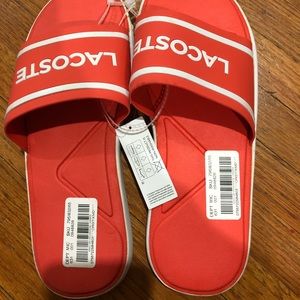 Lacoste flop size 8